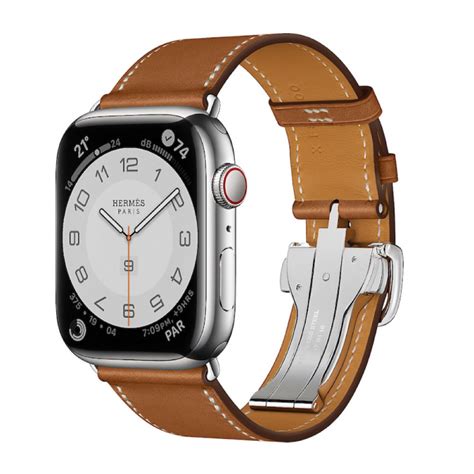 band apple watch hermès single tour 45 mm deployment buckle